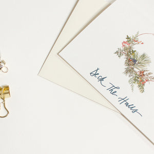 Deck the Halls Christmas Card-ad&i