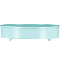 Load image into Gallery viewer, Sky Blue Metal Candle Platter Holder-ad&amp;i