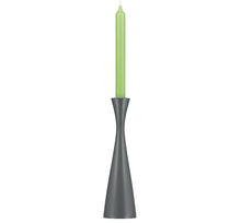 Load image into Gallery viewer, Gunmetal Tall Wooden Candlestick Holder - ad&amp;i