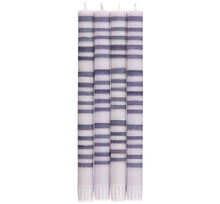 Load image into Gallery viewer, Grey &amp; Gunmetal Striped Candlesticks Set of Four - ad&amp;i