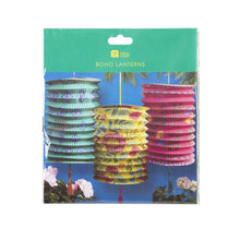 Load image into Gallery viewer, Boho Paper Lanterns Set of Three-ad&amp;i