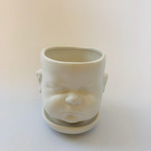 Load image into Gallery viewer, Large Ceramic Baby Face Plant Pot - ad&amp;i