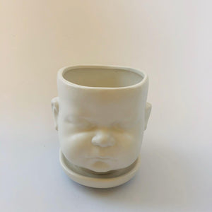 Large Ceramic Baby Face Plant Pot - ad&i