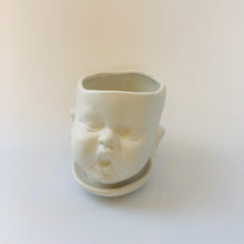 Load image into Gallery viewer, Large Ceramic Baby Face Plant Pot - ad&amp;i