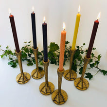 Load image into Gallery viewer, Gold Bird Leg Candlestick Holders Set of 2 - ad&amp;i