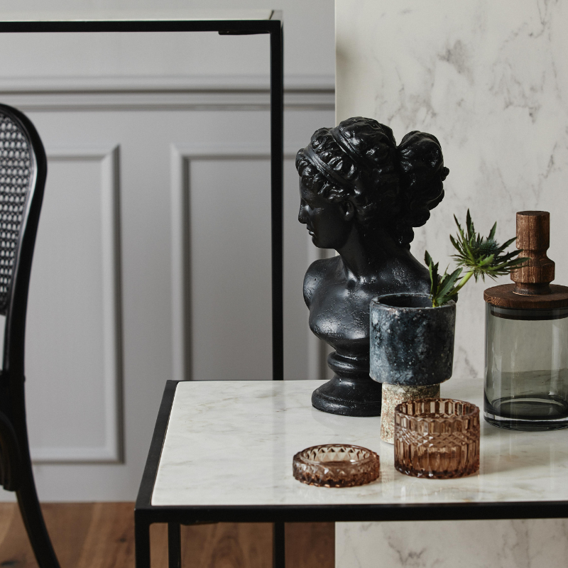 Black Decorative Lady Statue-ad&i