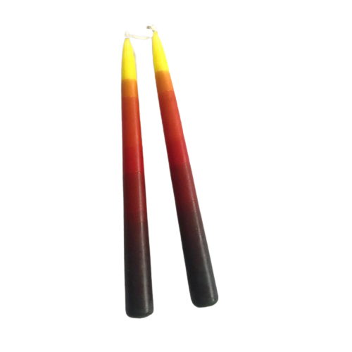 Bonfire Tapered Candle Pair-ad&i