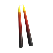 Load image into Gallery viewer, Bonfire Tapered Candle Pair-ad&amp;i