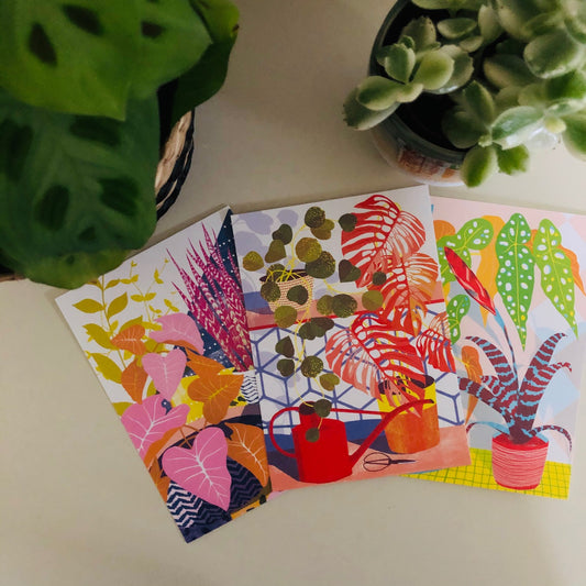 Botanical Plant A6 Postcard Pack by Printer Johnson - ad&i