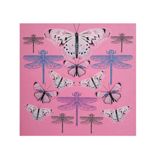Butterflies and Dragonflies Greeting Card - ad&i