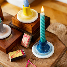 Load image into Gallery viewer, Mojave Glazed Coloured Candlestick Holders-ad&amp;i
