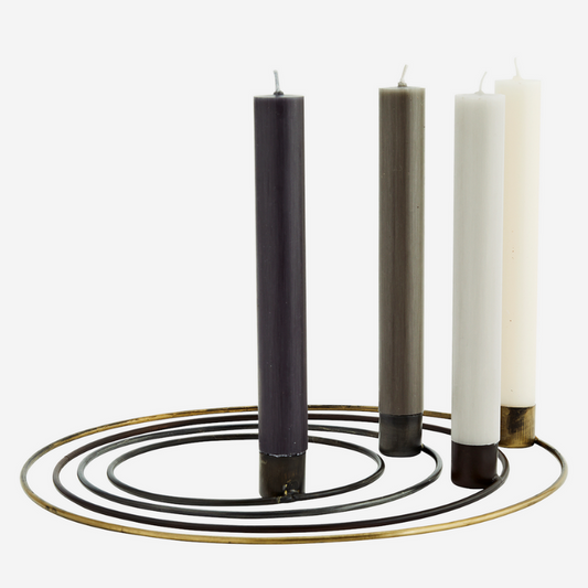 Round Iron Candlestick Holder-ad&i