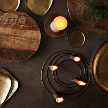 Load image into Gallery viewer, Round Iron Candlestick Holder-ad&amp;i