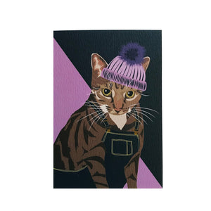 Cleo the Cat Greeting Card - ad&i