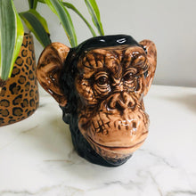 Load image into Gallery viewer, Ceramic Chimpanzee Head Vase Jar - ad&amp;i
