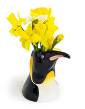 Load image into Gallery viewer, Ceramic Penguin Head Vase Jar - ad&amp;i