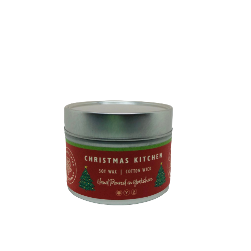 The Yorkshire Candle Co Christmas Soy Wax Small Tin Candle - ad&i