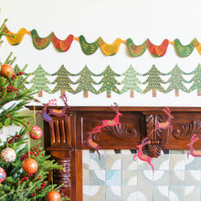 Load image into Gallery viewer, Christmas Tree Concertina Garland - ad&amp;i