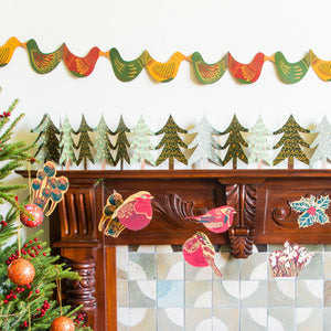 Christmas Tree Concertina Garland - ad&i