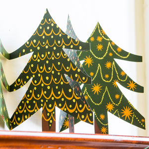 Christmas Tree Concertina Garland - ad&i