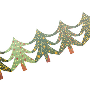 Christmas Tree Concertina Garland - ad&i