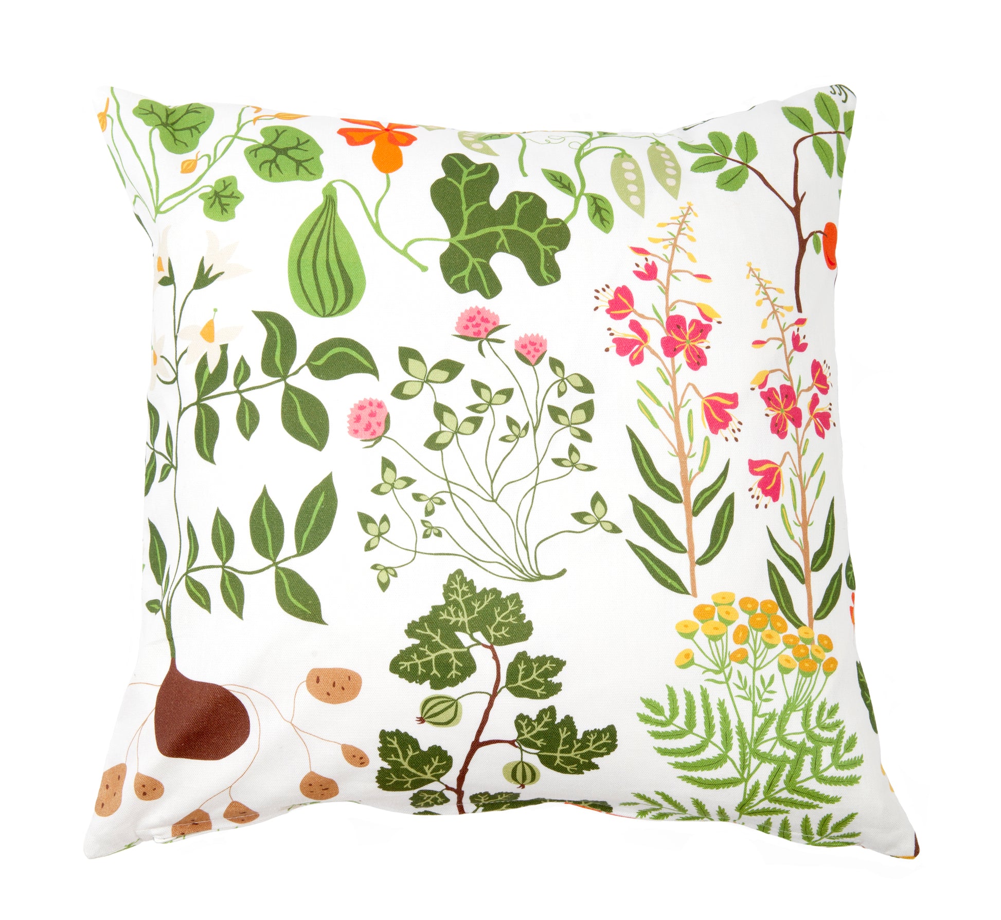 Leksand Floral Cotton Cushion-ad&i