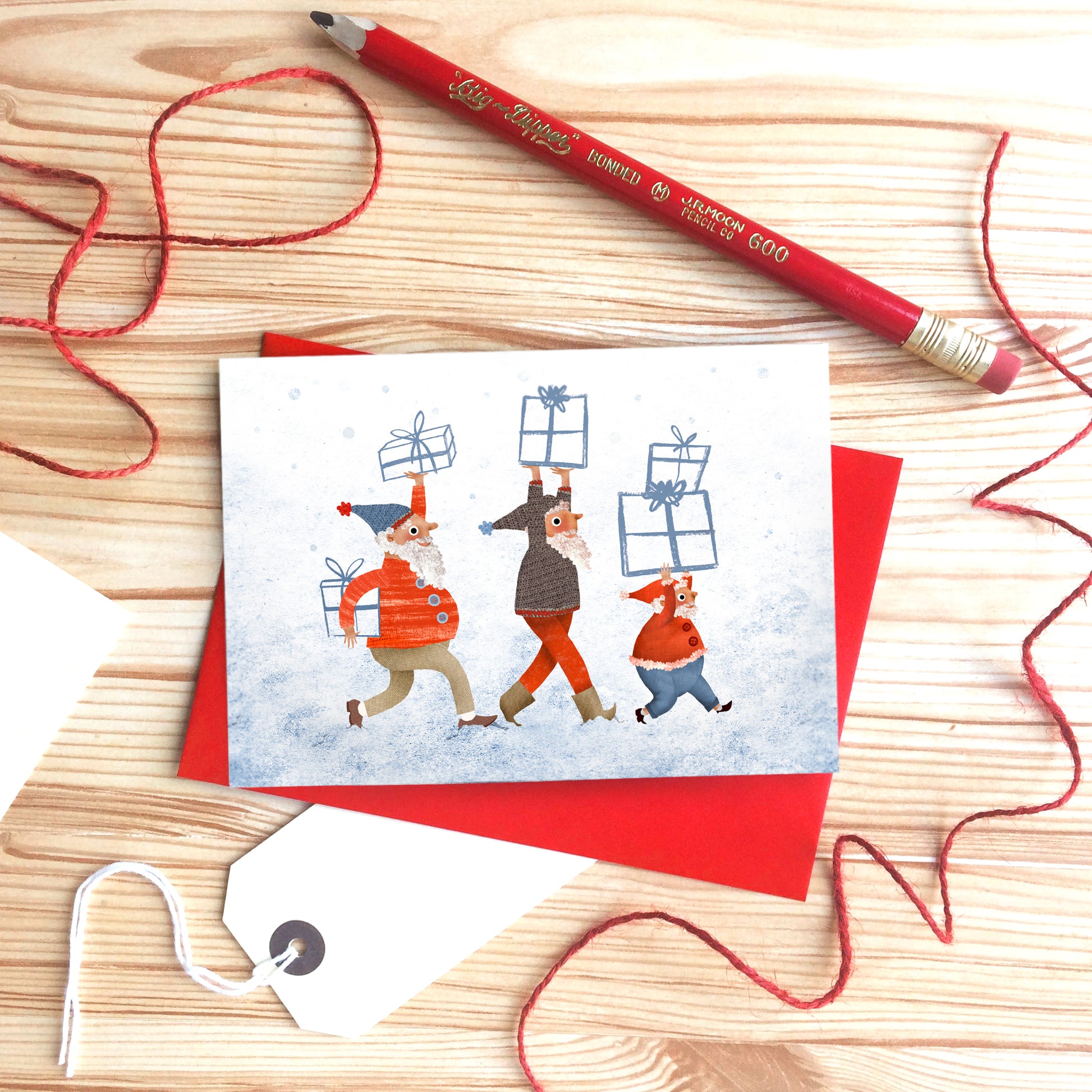 Christmas Little Helpers Card by Emily Nash - ad&i