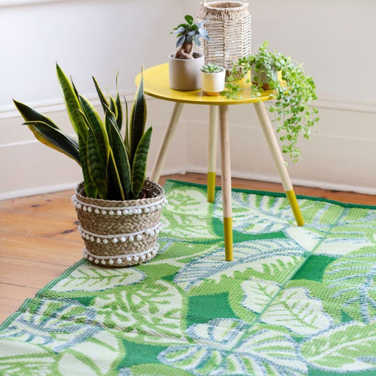 Tropical Palm Leaf Outdoor Rug-ad&i