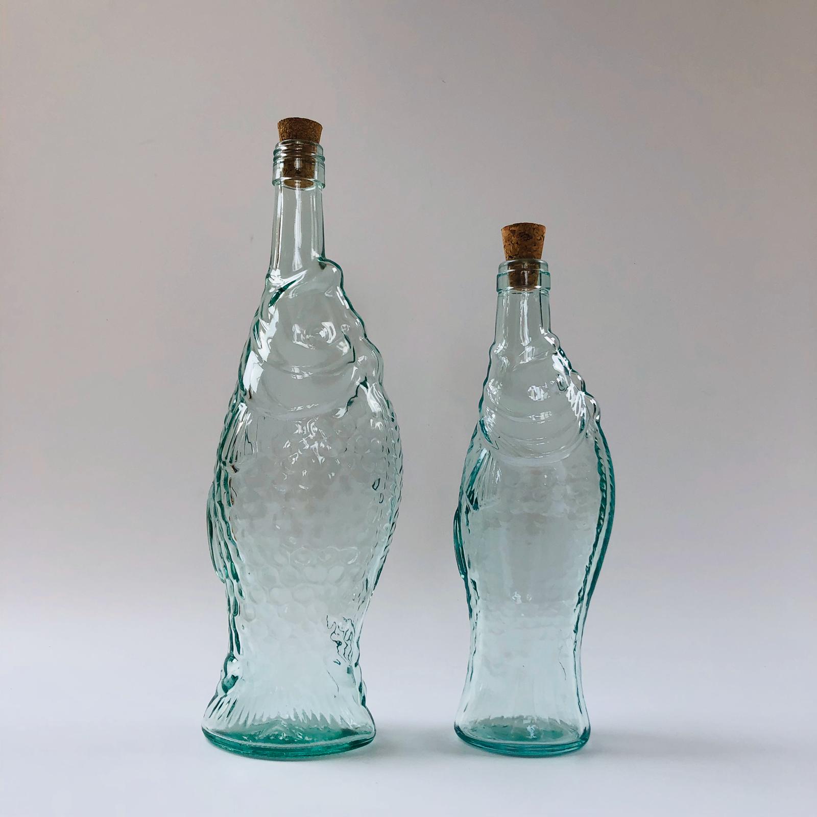 Italian Glass Fish Bottles - ad&i