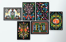 Load image into Gallery viewer, Folk Forest A6 Postcard Pack by Printer Johnson - ad&amp;i
