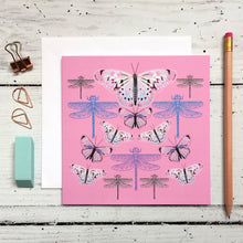 Load image into Gallery viewer, Butterflies and Dragonflies Greeting Card - ad&amp;i