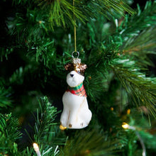 Load image into Gallery viewer, Scottie Dog Glass Christmas Tree Decoration-ad&amp;i