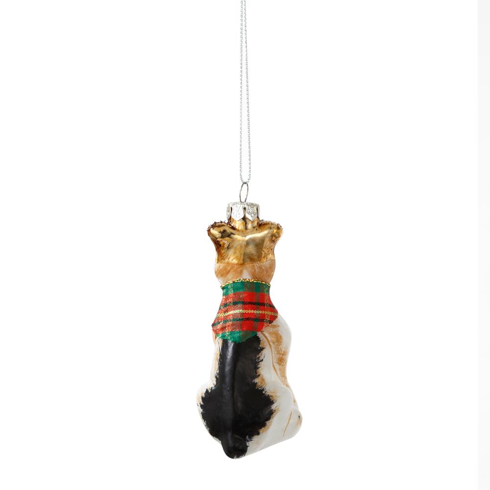 Scottie Dog Glass Christmas Tree Decoration-ad&i