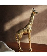 Load image into Gallery viewer, Decorative Brass Giraffe - ad&amp;i