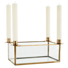 Load image into Gallery viewer, Glass Box Candlestick Holder-ad&amp;i