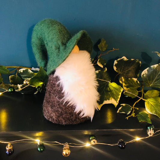 Green Decorative Felt Father Christmas - ad&i