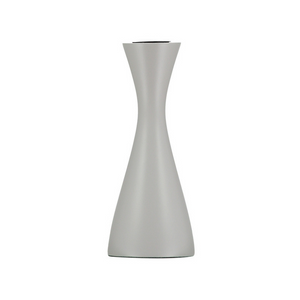 Grey Medium Wooden Candlestick Holder - ad&i