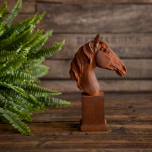 Load image into Gallery viewer, Horse Head Rust Ornament - ad&amp;i