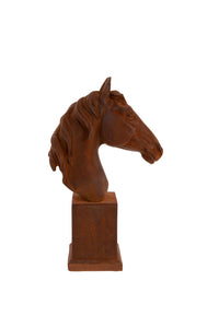 Horse Head Rust Ornament - ad&i