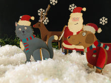 Load image into Gallery viewer, Pop Out Rudolph the Red Nose Reindeer Christmas Card - ad&amp;i