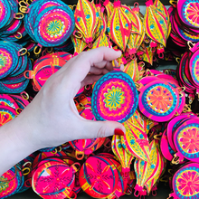 Load image into Gallery viewer, Pack of Four Screen Printed Christmas Bauble Decorations-ad&amp;i
