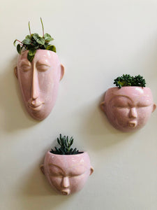 Round Mask Wall Planter - ad&i