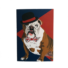 Load image into Gallery viewer, Churchill the British Bulldog Greeting Card - ad&amp;i