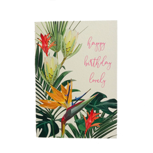 Load image into Gallery viewer, Tropical Floral Birthday Card - ad&amp;i