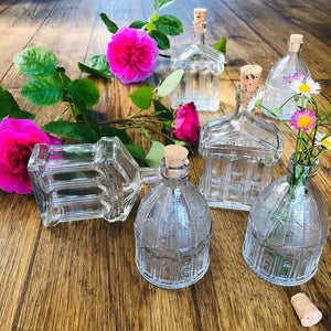 Glass Italian Building Bottles - ad&i
