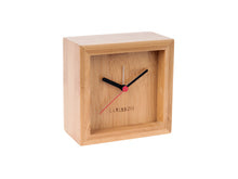 Load image into Gallery viewer, Franky Square Bamboo Alarm Clock - ad&amp;i