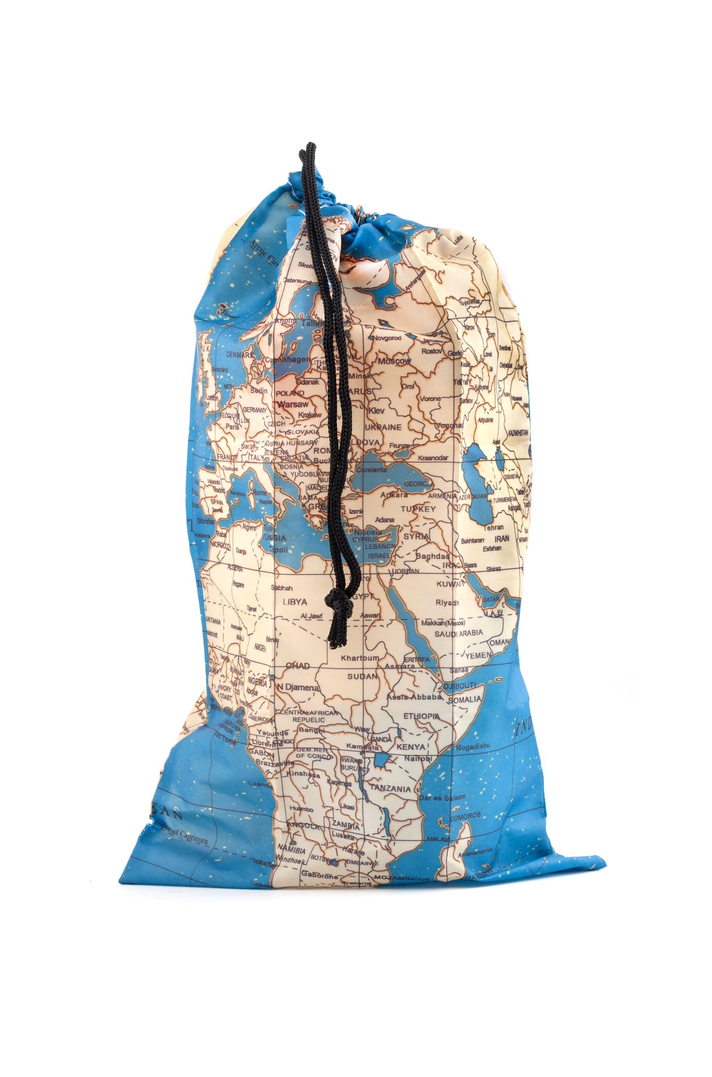 Travel Map Laundry Bags Set of 4 - ad&i