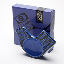 Load image into Gallery viewer, Magpie x Hornsea Small Blue Bird Dish - ad&amp;i