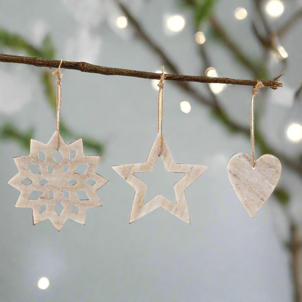 Marble Christmas Tree Decoration-ad&i