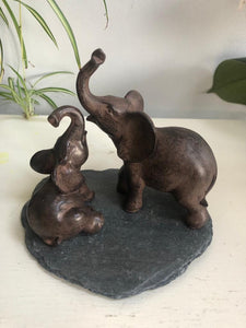 Mother and Baby Elephant Ornament Set - ad&i